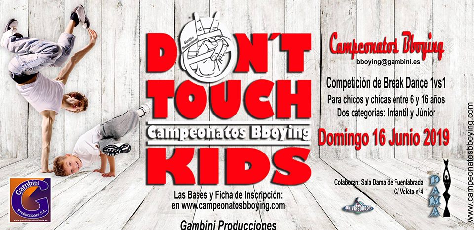DON´T TOUCH KIDS 2019