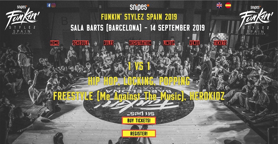 Snipes Funkin' Stylez Spain 2019