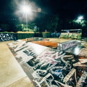 skate park graffity